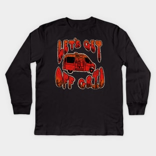 Off grid sprinter van conversion Kids Long Sleeve T-Shirt